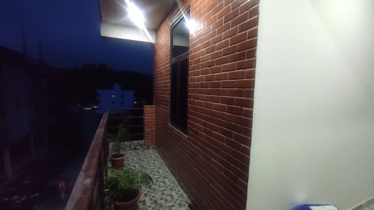 Beautiful balcony with Dehradun city view at Daksh Home hostel near UPES