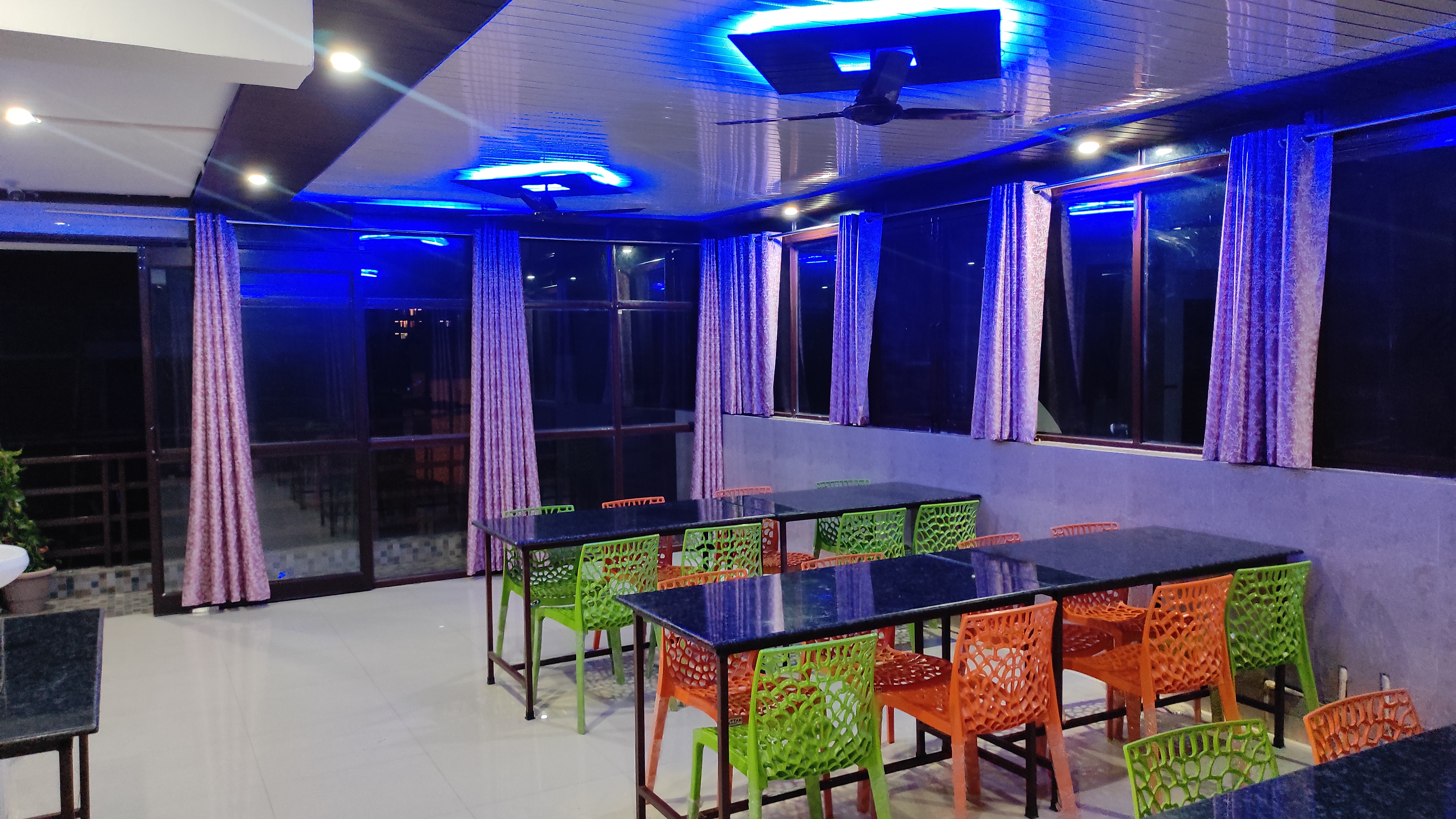 Restaurant dining space
