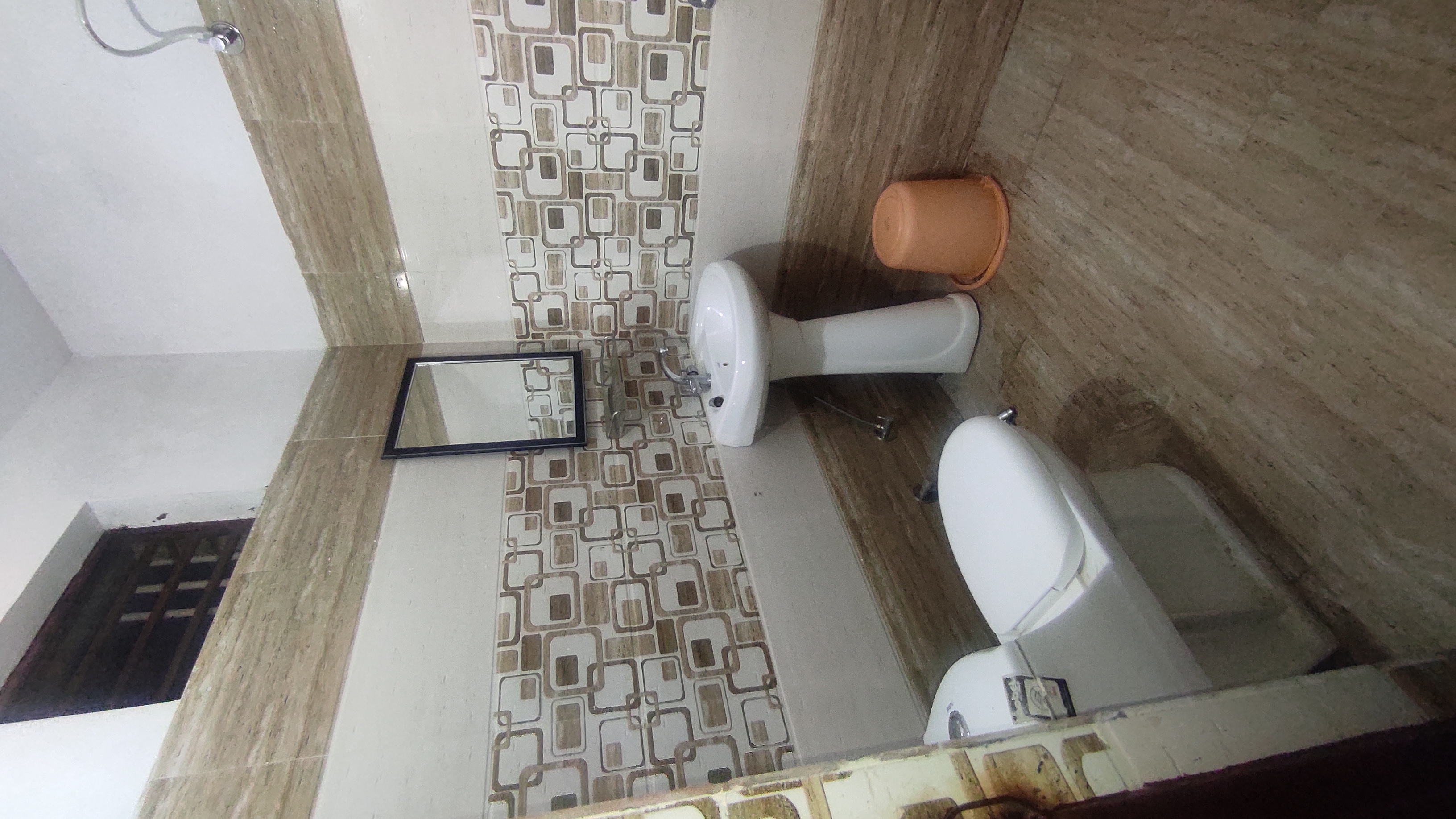 Clean modern bathroom